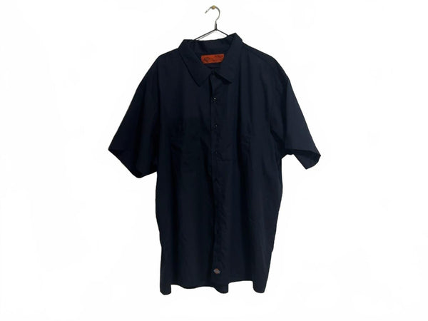 Dickies オーバーサイズ ワークシャツ ネイビー